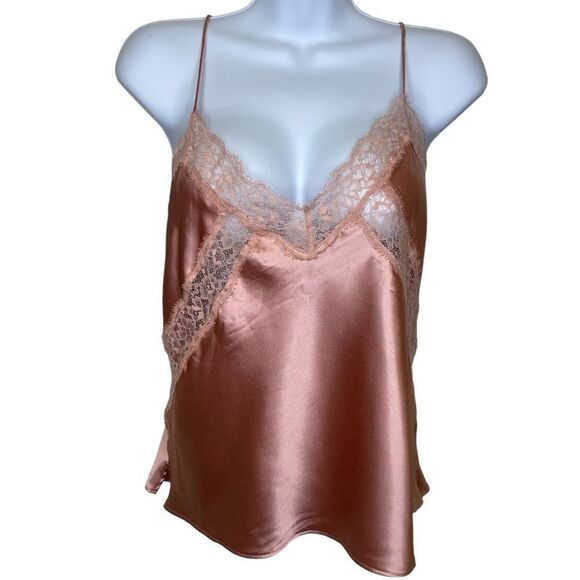 Victoria’s Secret Lightweight Camisole Top Dusty Rose Pink Adjustable Strap XL - Picture 1 of 16